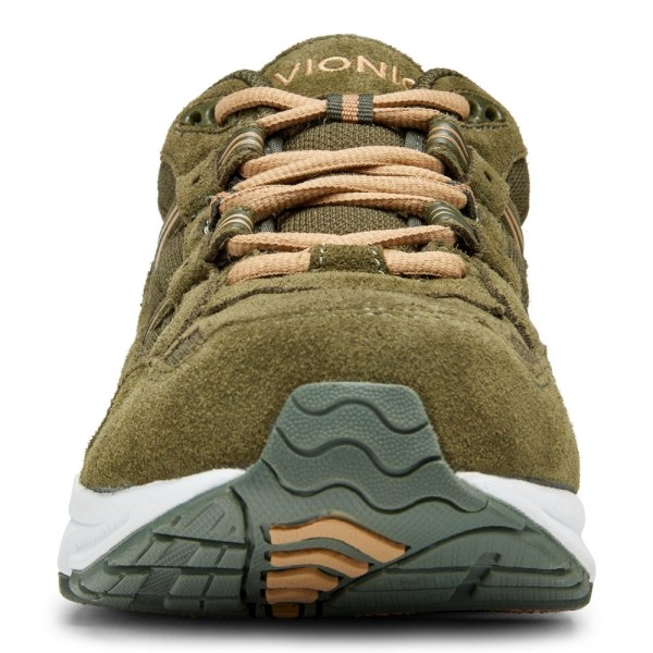 Vionic Trainers Ireland - Classic Walker Olive - Mens Shoes In Store | OCBNI-5821